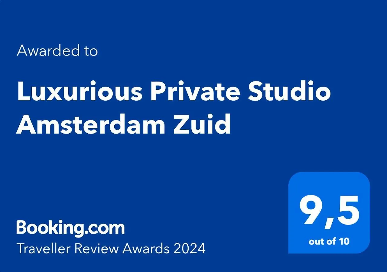 アパート Luxurious Private Studio Amsterdam Zuid